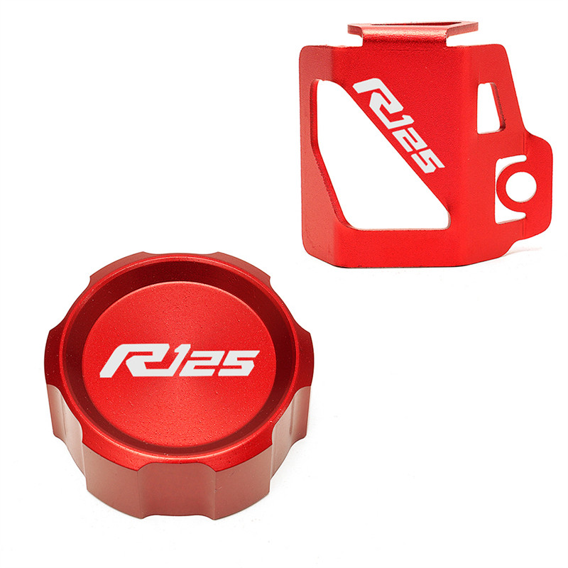 Pre motocykel YAMAHA YZFR125 YZF R125 2014-2022 CNC zadná nádržka na brzdovú kvapalinu, kryt valca a ochranný kryt