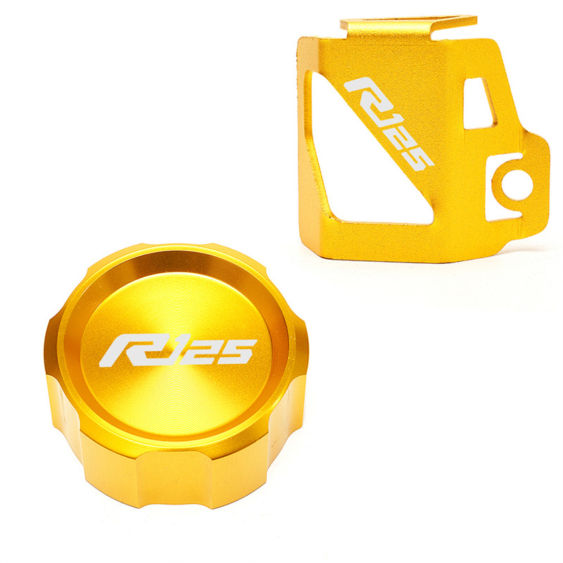 Pre motocykel YAMAHA YZFR125 YZF R125 2014-2022 CNC zadná nádržka na brzdovú kvapalinu, kryt valca a ochranný kryt