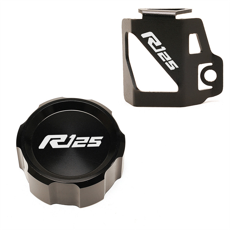 Pre motocykel YAMAHA YZFR125 YZF R125 2014-2022 CNC zadná nádržka na brzdovú kvapalinu, kryt valca a ochranný kryt