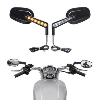 Мотоциклетни огледала за обратно виждане и LED предни мигачи за Harley VROD VRSCF 2009-2017