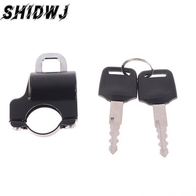 Motorkerékpár gyújtáskapcsoló akkumulátor biztonsági csomag doboz zár 2 kulcs motorkerékpár elektromos kerékpár roller E-bike kapcsolók tartozékok