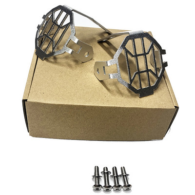 BMW R1200GS R1200GSA F800GS Adventure 2005-2013 Fekete motorkerékpár-alkatrészekhez Ködlámpa védővédők Fém ködlámpa lámpaburkolat