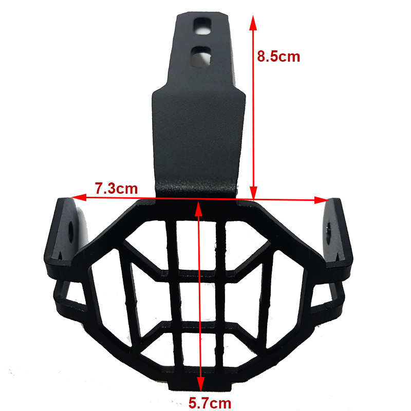 BMW R1200GS R1200GSA F800GS Adventure 2005-2013 Fekete motorkerékpár-alkatrészekhez Ködlámpa védővédők Fém ködlámpa lámpaburkolat