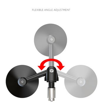Мотоциклетно ретро модифицирано огледало на кормилото с пълен ъгъл, сгъваемо заден ход на кормилото Огледало за обратно виждане Консумативи за декорация на мотоциклети