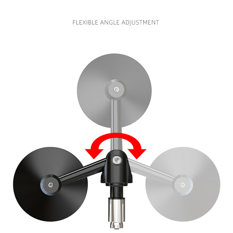 Motorkerékpár Retro Módosított Kormánytükör Teljes szögben Összecsukható Tolatás Kormány visszapillantó Tükör Motorkerékpár dekorációs kellékek