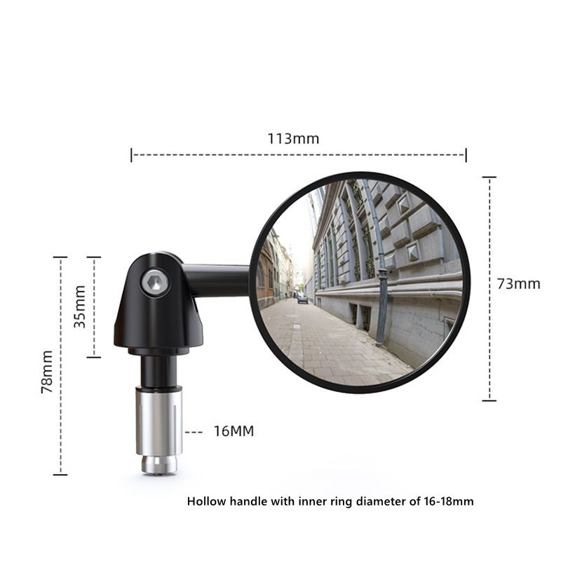 Motorkerékpár Retro Módosított Kormánytükör Teljes szögben Összecsukható Tolatás Kormány visszapillantó Tükör Motorkerékpár dekorációs kellékek