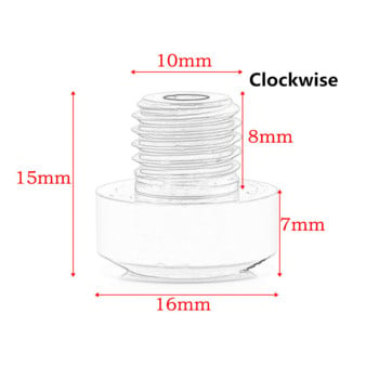 2 бр. Универсален мотоциклет CNC M10*1.25 M8*1.25 Огледален отвор Щепсел Винтови болтове Капаци Капачки Винт по посока на часовниковата стрелка за Honda Suzuki