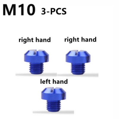 2 tk universaalne mootorratas CNC M10 * 1,25 M8 * 1,25 peegli auguga pistiku kruvipoldid, kaaned, päripäeva kruvi Honda Suzuki jaoks