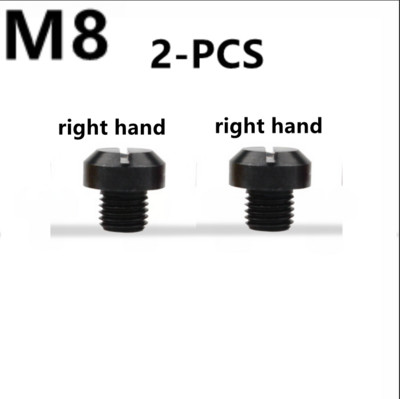 2 tk universaalne mootorratas CNC M10 * 1,25 M8 * 1,25 peegli auguga pistiku kruvipoldid, kaaned, päripäeva kruvi Honda Suzuki jaoks
