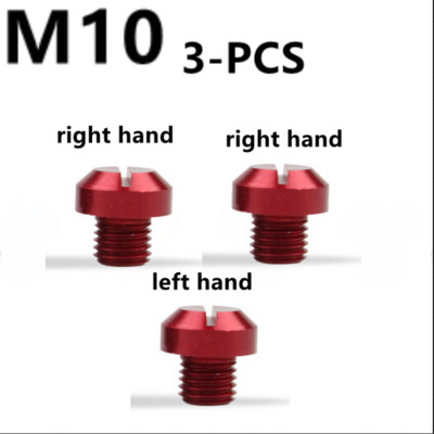 2 tk universaalne mootorratas CNC M10 * 1,25 M8 * 1,25 peegli auguga pistiku kruvipoldid, kaaned, päripäeva kruvi Honda Suzuki jaoks