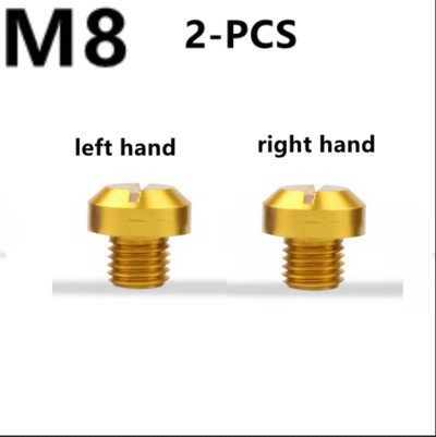 2 tk universaalne mootorratas CNC M10 * 1,25 M8 * 1,25 peegli auguga pistiku kruvipoldid, kaaned, päripäeva kruvi Honda Suzuki jaoks