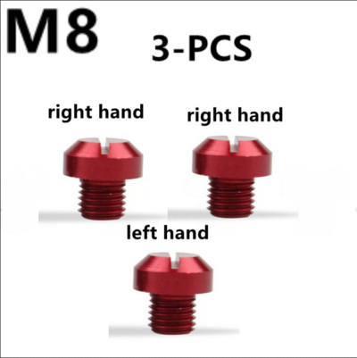 2 tk universaalne mootorratas CNC M10 * 1,25 M8 * 1,25 peegli auguga pistiku kruvipoldid, kaaned, päripäeva kruvi Honda Suzuki jaoks