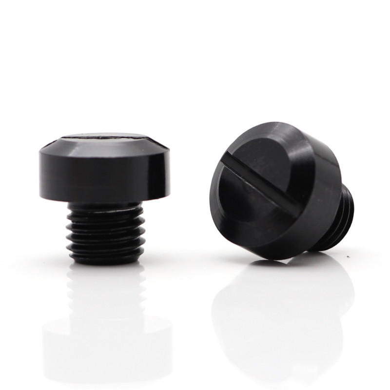 2 tk universaalne mootorratas CNC M10 * 1,25 M8 * 1,25 peegli auguga pistiku kruvipoldid, kaaned, päripäeva kruvi Honda Suzuki jaoks