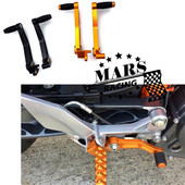 Motorkerékpár CNC tartozékok Fék sebességváltó lábpedál karok készlet Duke125 2011-2017 Duke200 Duke390 2013-2017 típushoz