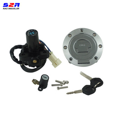 Rezervor de combustibil Buton de gaz Comutator de aprindere Blocare scaun cu set cheie Set de chei pentru yamaha R1 R6 2006 - 2015 2007 2009 2010 2011 2012 2013 2014