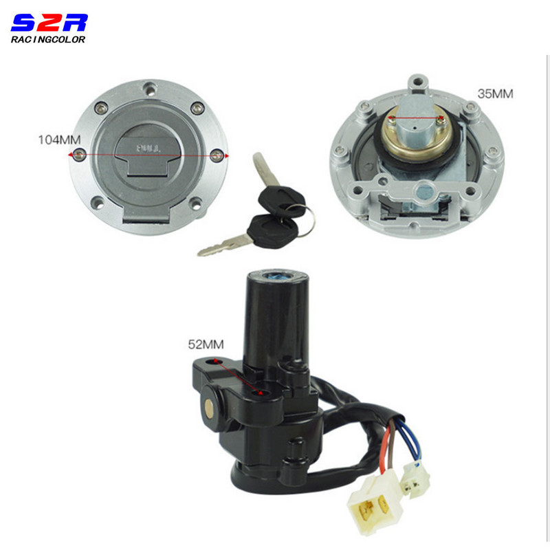 Rezervor de combustibil Buton de gaz Comutator de aprindere Blocare scaun cu set cheie Set de chei pentru yamaha R1 R6 2006 - 2015 2007 2009 2010 2011 2012 2013 2014