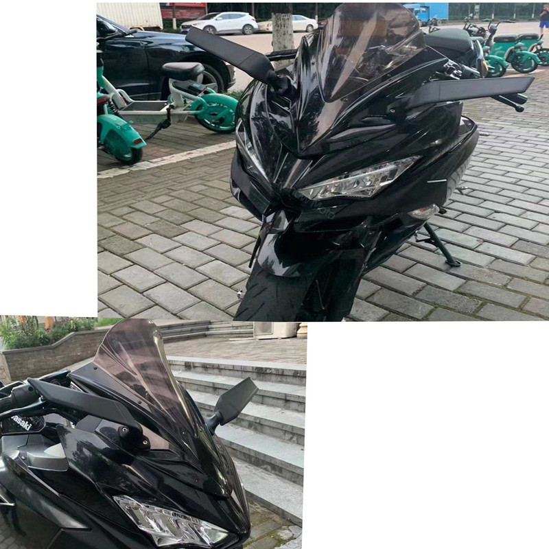 Kawasaki ZX10R ZX9R ZX7R ZX6R ZX636 ZX12R ZX14R mootorrattapeeglile, modifitseeritud tuuletiivaga reguleeritav pöörlev tahavaatepeegel