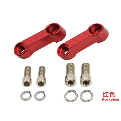 2 buc. Extensie oglinzi retrovizoare universale pentru motociclete Adaptor de extindere pentru ridicare, suport de lărgire a bazei de transfer față modificate