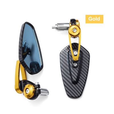 2022 Nové spätné zrkadlo na motocykel s uhlíkovými vláknami, zrkadlo na riadidlá, upravené obrátené spätné zrkadlo, príslušenstvo pre motocykle