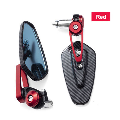 2022 Nové spätné zrkadlo na motocykel s uhlíkovými vláknami, zrkadlo na riadidlá, upravené obrátené spätné zrkadlo, príslušenstvo pre motocykle
