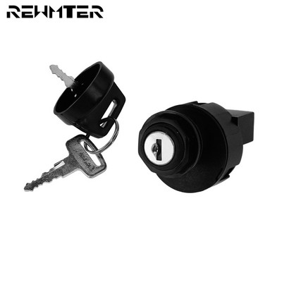 Μοτοσικλέτα Πλαστικό 6 Pin Ingnition Lock Switch Switch Μαύρο για ATV Για Polaris Sportsman 500 2000 2001