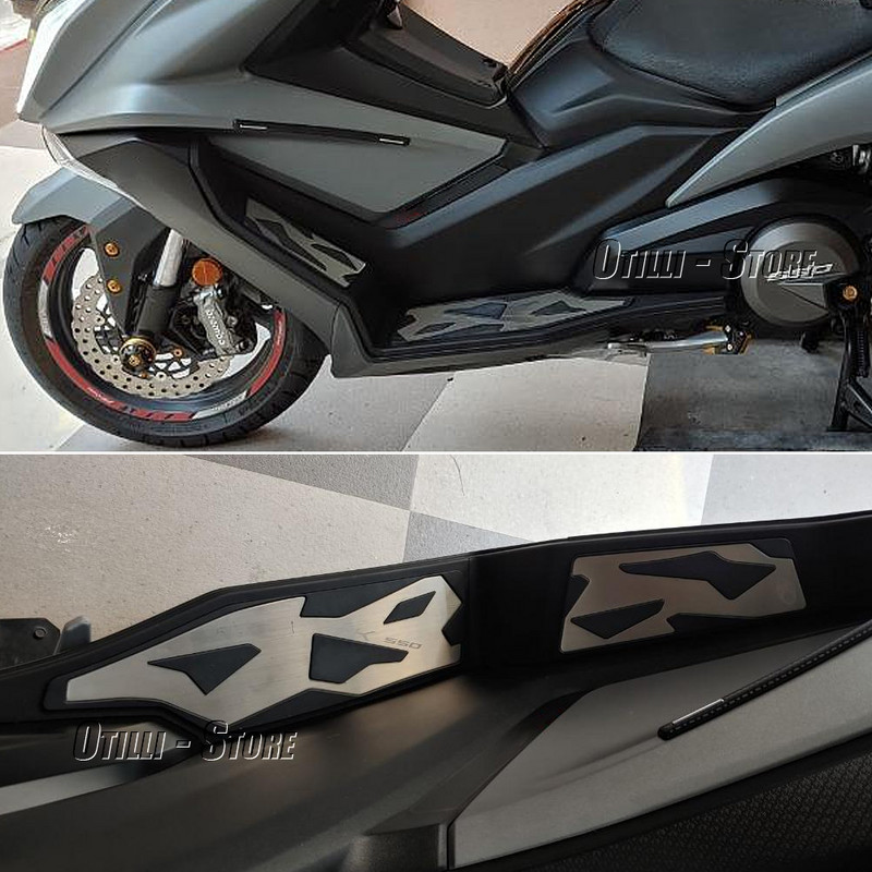 Čierna opierka na pedál pre motocykel 2017 2018 2019 2020, súpravy stúpačiek, schodík pre KYMCO AK550 AK 550 ak550