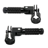 Alconstar - CNC hliníkový diel na motocykel, 8 mm univerzálne pedále, skladacia opierka na nohy pre motocykle, mopedy, motokáry, skútre