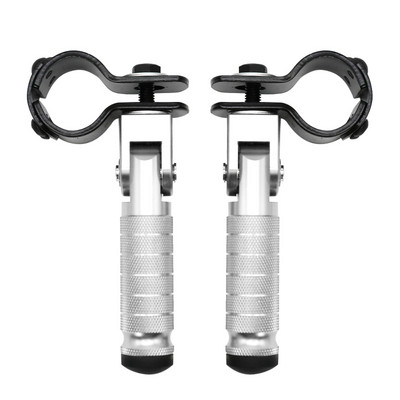 Alconstar - CNC hliníkový diel na motocykel, 8 mm univerzálne pedále, skladacia opierka na nohy pre motocykle, mopedy, motokáry, skútre