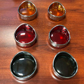 Előlap Visor Irányjelző előlapok Króm Smoke Borostyán Vörös Lencsevédő Harley Softail Sportster Touring Sportster Dyna V-Rodhoz