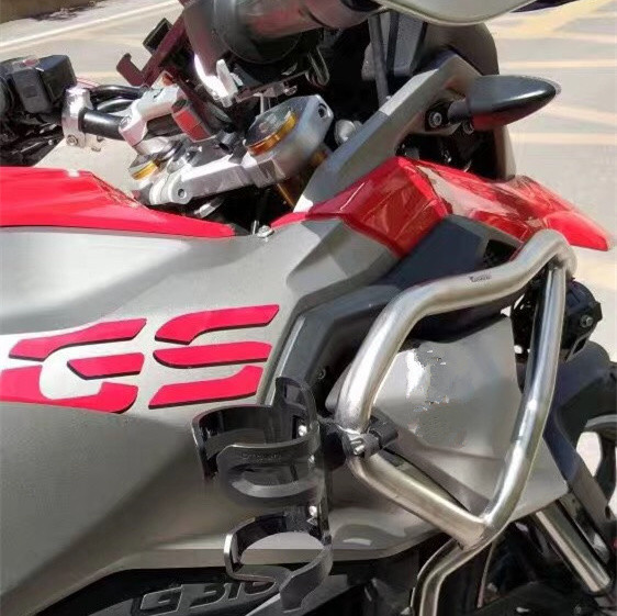 Univerzális motorkerékpár tartozékok Crash Bar vizespalack BMW KAWASAKI YAMAHA Honda Guard ivópohár tartó tartóhoz