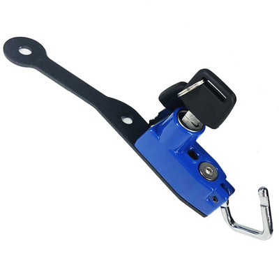 Motorkerékpár sisakzár Hat színű oldalsó lopásgátló védelem 2 kulccsal, illik a Yamaha MT-07 2014-2019，FZ-07 14-17, FJ-07 14-16 típusokhoz
