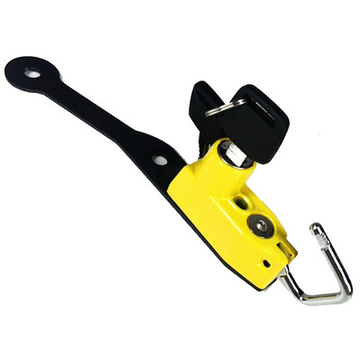 Motorkerékpár sisakzár Hat színű oldalsó lopásgátló védelem 2 kulccsal, illik a Yamaha MT-07 2014-2019，FZ-07 14-17, FJ-07 14-16 típusokhoz