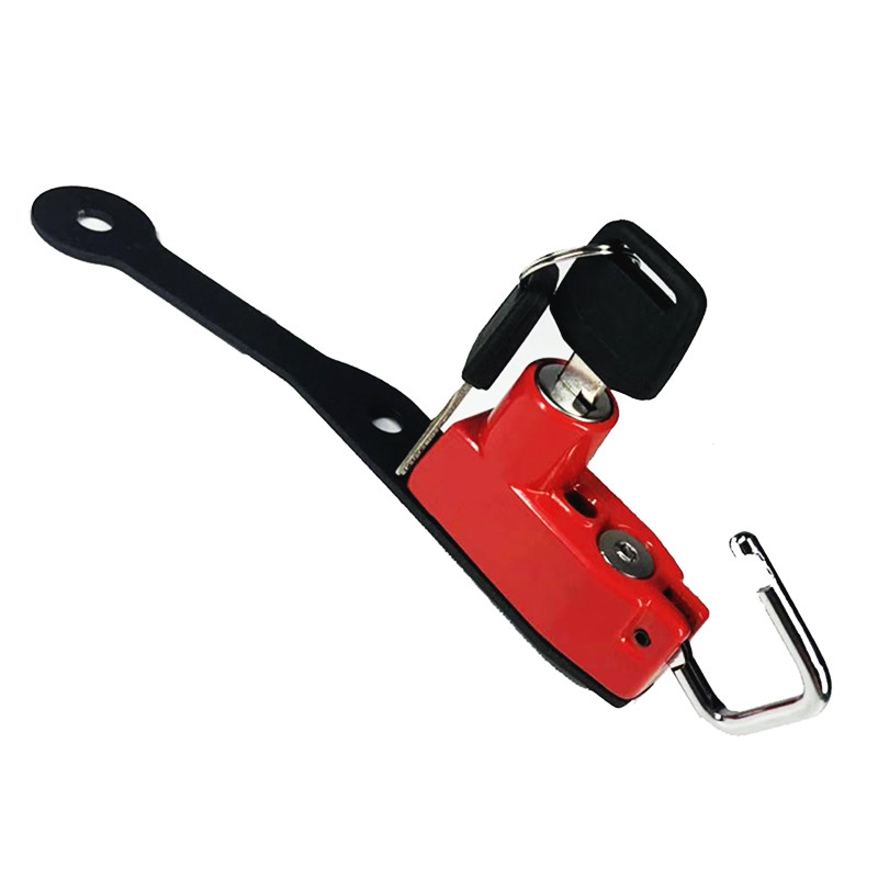 Motorkerékpár sisakzár Hat színű oldalsó lopásgátló védelem 2 kulccsal, illik a Yamaha MT-07 2014-2019，FZ-07 14-17, FJ-07 14-16 típusokhoz