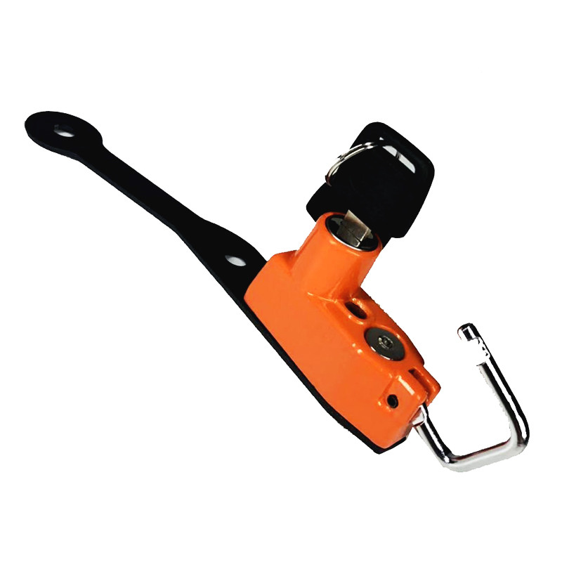 Motorkerékpár sisakzár Hat színű oldalsó lopásgátló védelem 2 kulccsal, illik a Yamaha MT-07 2014-2019，FZ-07 14-17, FJ-07 14-16 típusokhoz