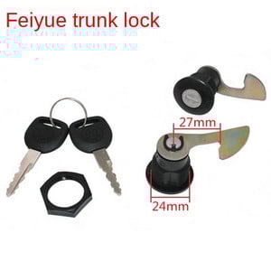 Tárolószerszám farokdoboz Általános célú, kiváló minőségű motorkerékpár csomagtartó zárhoz, hátsó zár elektromos autó csomagtartó zárhoz