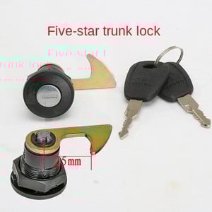 Tárolószerszám farokdoboz Általános célú, kiváló minőségű motorkerékpár csomagtartó zárhoz, hátsó zár elektromos autó csomagtartó zárhoz