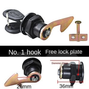 Tárolószerszám farokdoboz Általános célú, kiváló minőségű motorkerékpár csomagtartó zárhoz, hátsó zár elektromos autó csomagtartó zárhoz