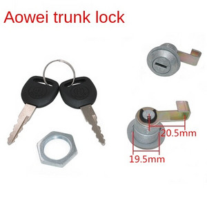 Tárolószerszám farokdoboz Általános célú, kiváló minőségű motorkerékpár csomagtartó zárhoz, hátsó zár elektromos autó csomagtartó zárhoz