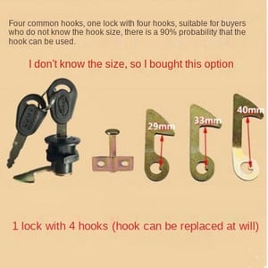 Tárolószerszám farokdoboz Általános célú, kiváló minőségű motorkerékpár csomagtartó zárhoz, hátsó zár elektromos autó csomagtartó zárhoz