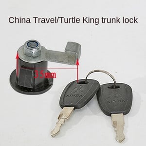 Tárolószerszám farokdoboz Általános célú, kiváló minőségű motorkerékpár csomagtartó zárhoz, hátsó zár elektromos autó csomagtartó zárhoz