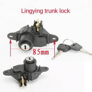 Tárolószerszám farokdoboz Általános célú, kiváló minőségű motorkerékpár csomagtartó zárhoz, hátsó zár elektromos autó csomagtartó zárhoz