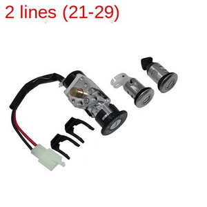 Tárolószerszám farokdoboz Általános célú, kiváló minőségű motorkerékpár csomagtartó zárhoz, hátsó zár elektromos autó csomagtartó zárhoz