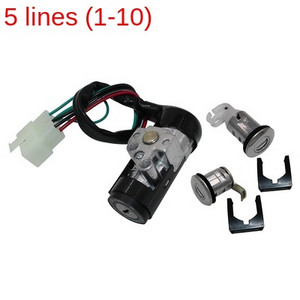 Tárolószerszám farokdoboz Általános célú, kiváló minőségű motorkerékpár csomagtartó zárhoz, hátsó zár elektromos autó csomagtartó zárhoz