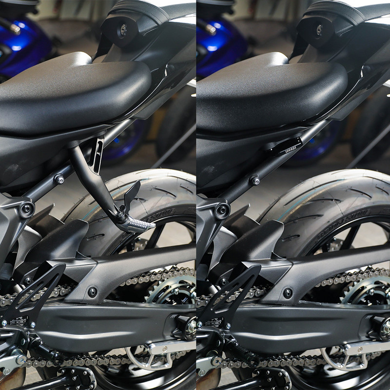 Pre motocykel YAMAHA YZF R7 R1M R1 Pedál spolujazdca Odstráňte zadné opierky nôh, záslepky zadných opierok nôh, eliminátor podpory pedálu