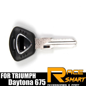 Άκοπο κενό κλειδί 1/2/3 PC μοτοσυκλέτας για TRIUMPH Tiger 1050 Speed Triple 1050 Daytona 675 Street Triple 675 Black Blade Keys Rings