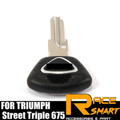1/2/3PC Мотоциклет Неизрязан празен ключ за TRIUMPH Tiger 1050 Speed Triple 1050 Daytona 675 Street Triple 675 Black Blade Keys Rings