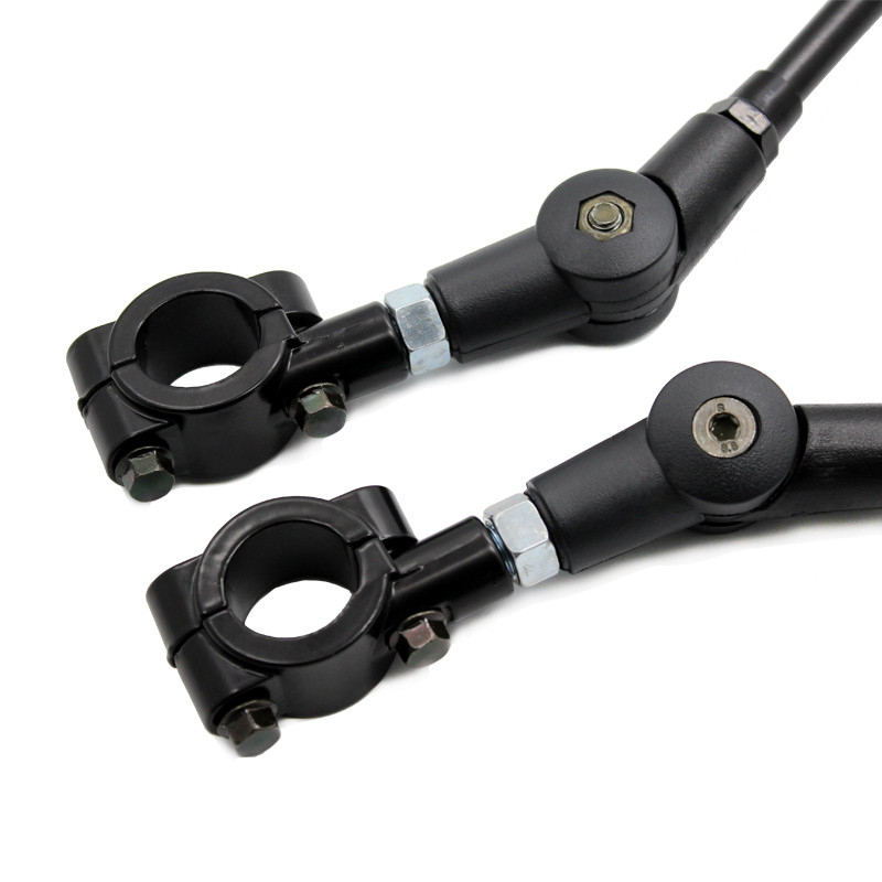 ROAOPP Ogledalo motocikla 22MM Ručka krajnja ogledala za Yamaha Suzuki Ducati Kawasaki BMW Buell KTM Dual Sport Dirt Bikes ATV