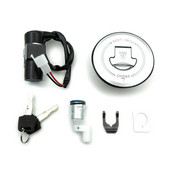 Mootorratta süütelüliti kütuse gaasikorgi kaane luku ja võtmete komplekt Honda CBR125 2003 2004 2005 2006 2007 CB125R R CBR 125 125cc jaoks