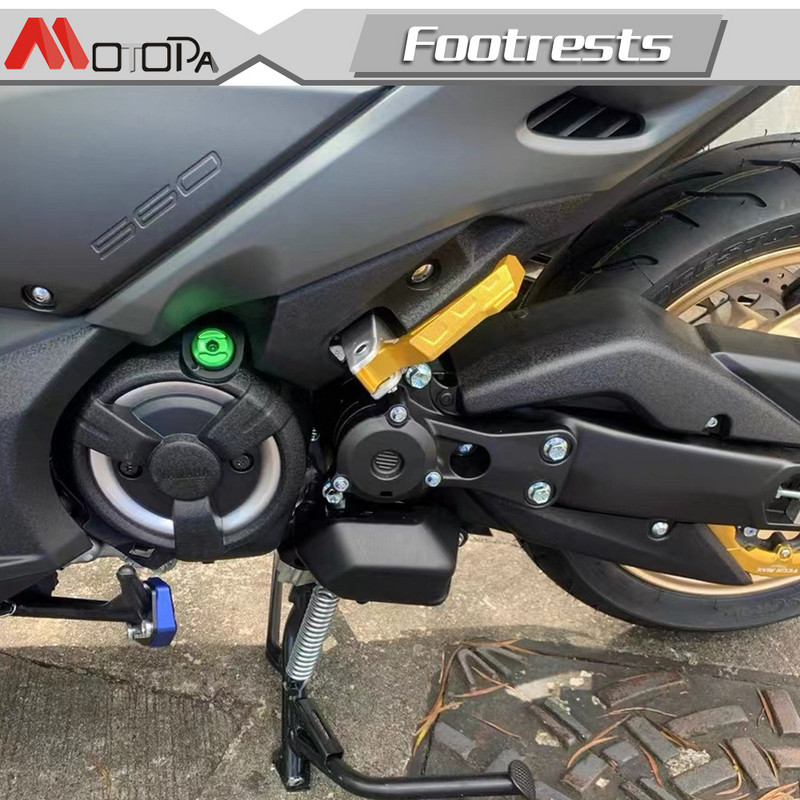 Príslušenstvo pre motocykle XMAX, opierka na nohy pre spolujazdca vzadu, kolíky na opierky nôh pre zadné pedále, protišmykové pedále pre YAMAHA XMAX 125 250 300 400