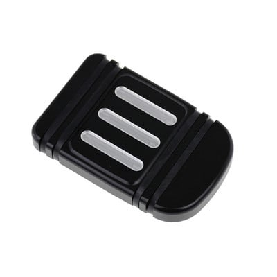 Motorkerékpár CNC nagy fékpedálbetét burkolat fekete/króm lábtartók lábtartó pedál Harley Softail Touring Dyna Road King Glide számára